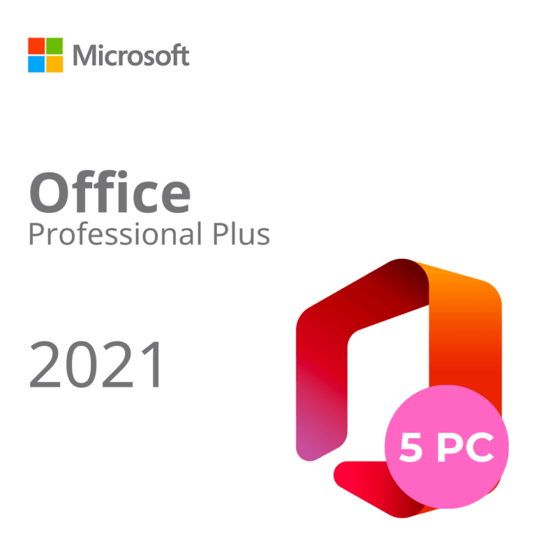 Licencia Original Office Professional Plus 2021 para 5 Dispositivos