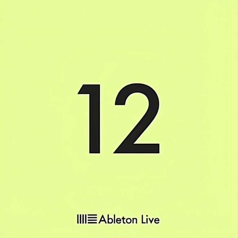 Ableton Live Lite 12 para PC y Mac, software de producción musical digital con 8 pistas y efectos integrados.