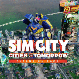 SimCity + Cities of Tomorrow (Origin) para PC y Mac, paquete digital con expansión futurista y simulación de ciudades avanzada.