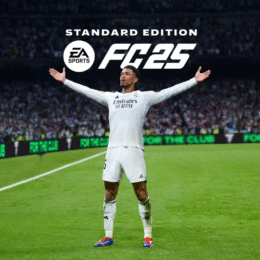 Portada de EA SPORTS FC 25 versión digital para PC Steam, con tecnología HyperMotion y modos de juego completos.